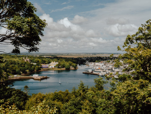 Festival site from Gallows Hill